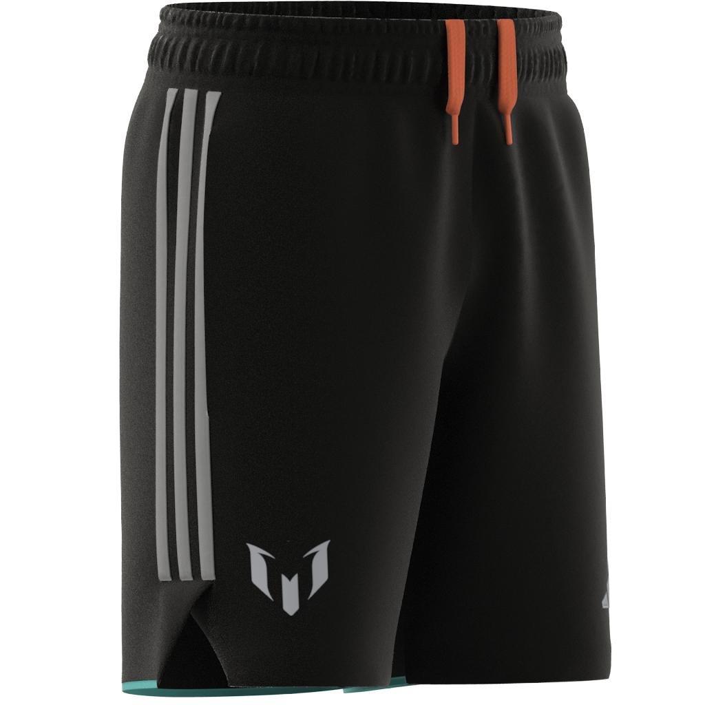 Unisex Kids Messi Shorts, Black, , large image number 7