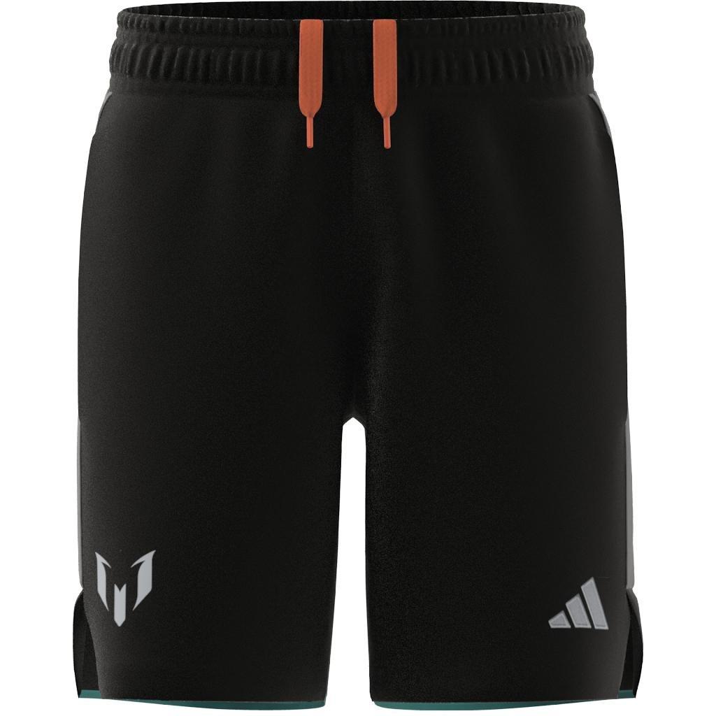 Unisex Kids Messi Shorts, Black, , large image number 8