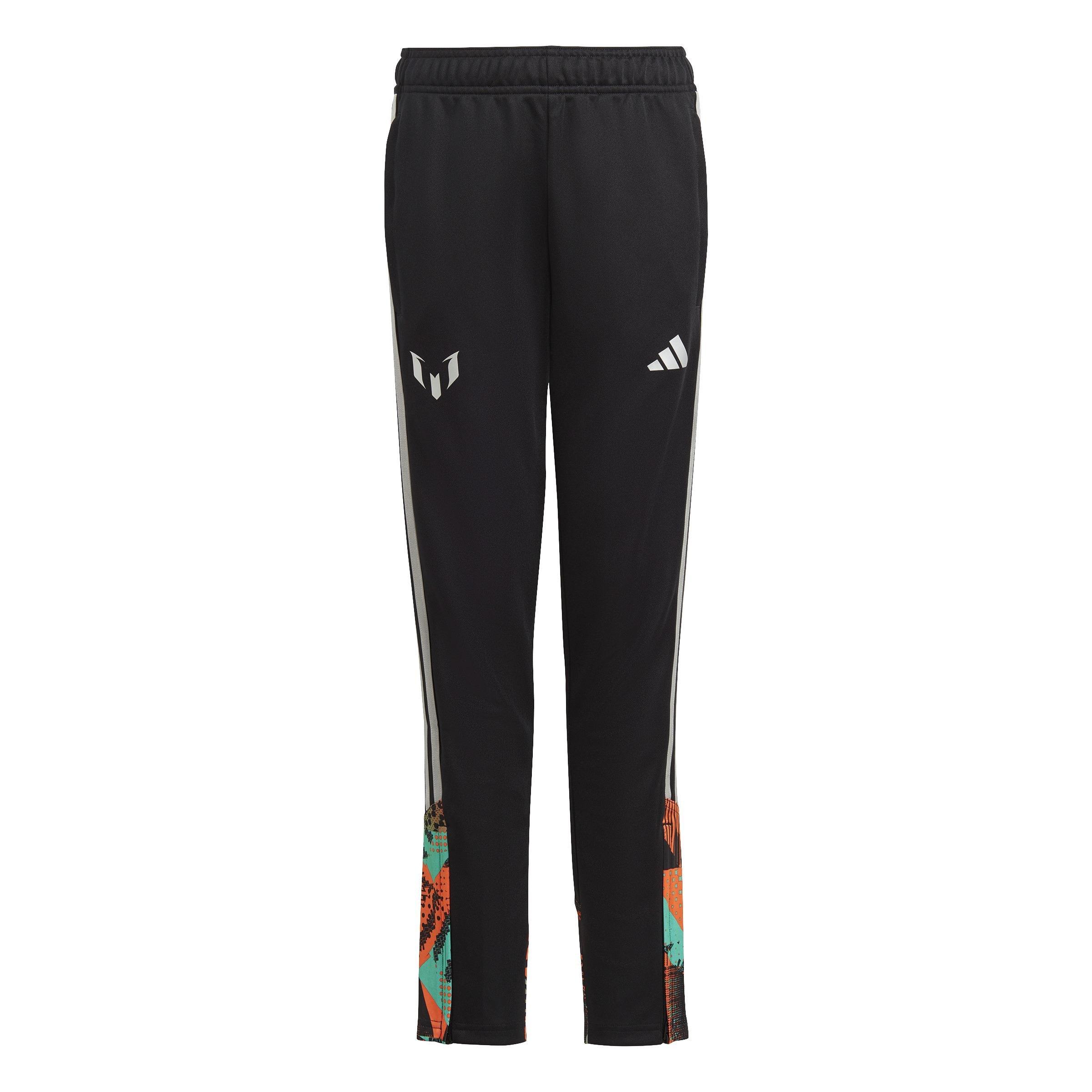 Unisex Kids Messi Training Tracksuit Bottoms, Black, A901_ONE, large image number 0