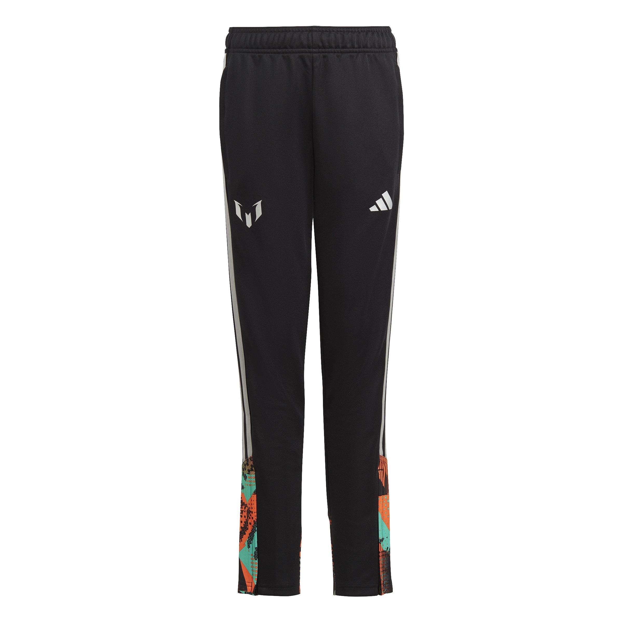 Unisex Kids Messi Training Tracksuit Bottoms, Black, A901_ONE, large image number 1