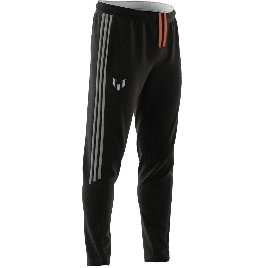 Unisex Kids Messi Training Tracksuit Bottoms, Black, A901_ONE, large image number 7