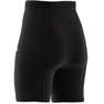 Women Allover Adidas Graphic Biker Shorts, Black, A901_ONE, thumbnail image number 5