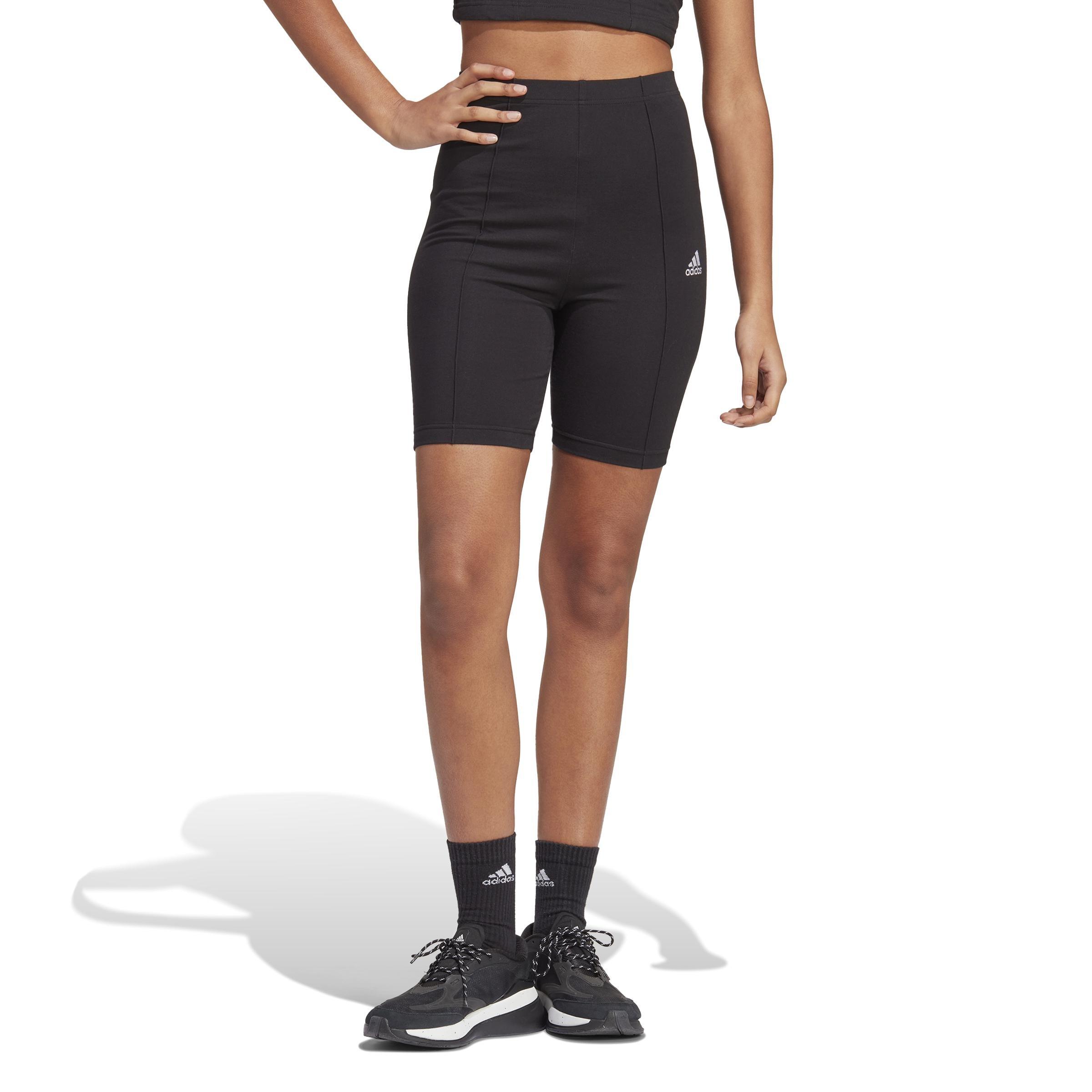 Allover Graphic Biker Shorts, Black, , large image number 6