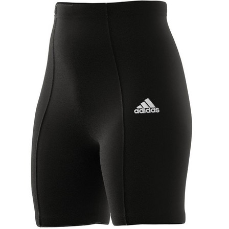 Women Allover Adidas Graphic Biker Shorts, Black, A901_ONE, large image number 10
