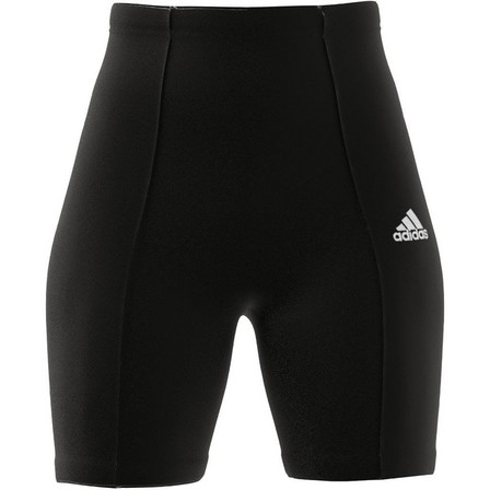 Women Allover Adidas Graphic Biker Shorts, Black, A901_ONE, large image number 13