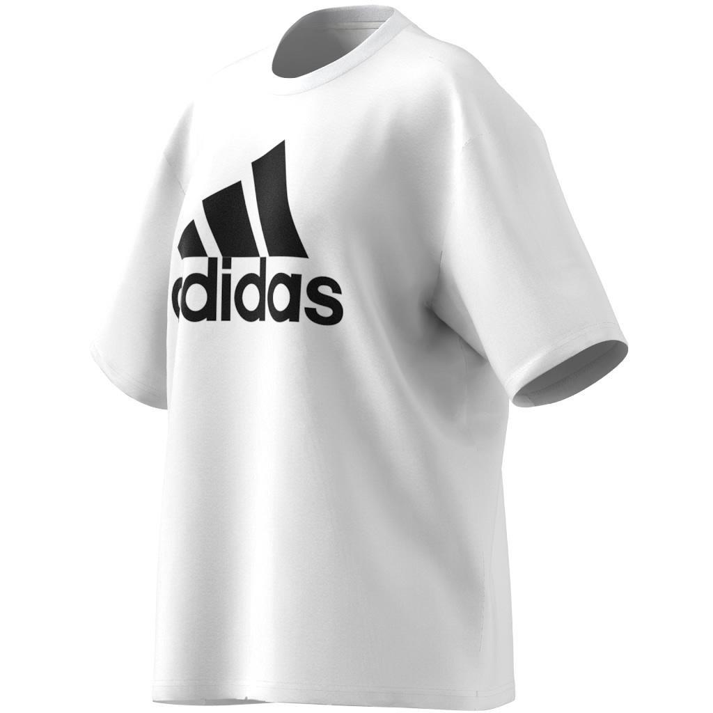 Essentials Big Logo Boyfriend T-Shirt, White, A901_ONE, large image number 1