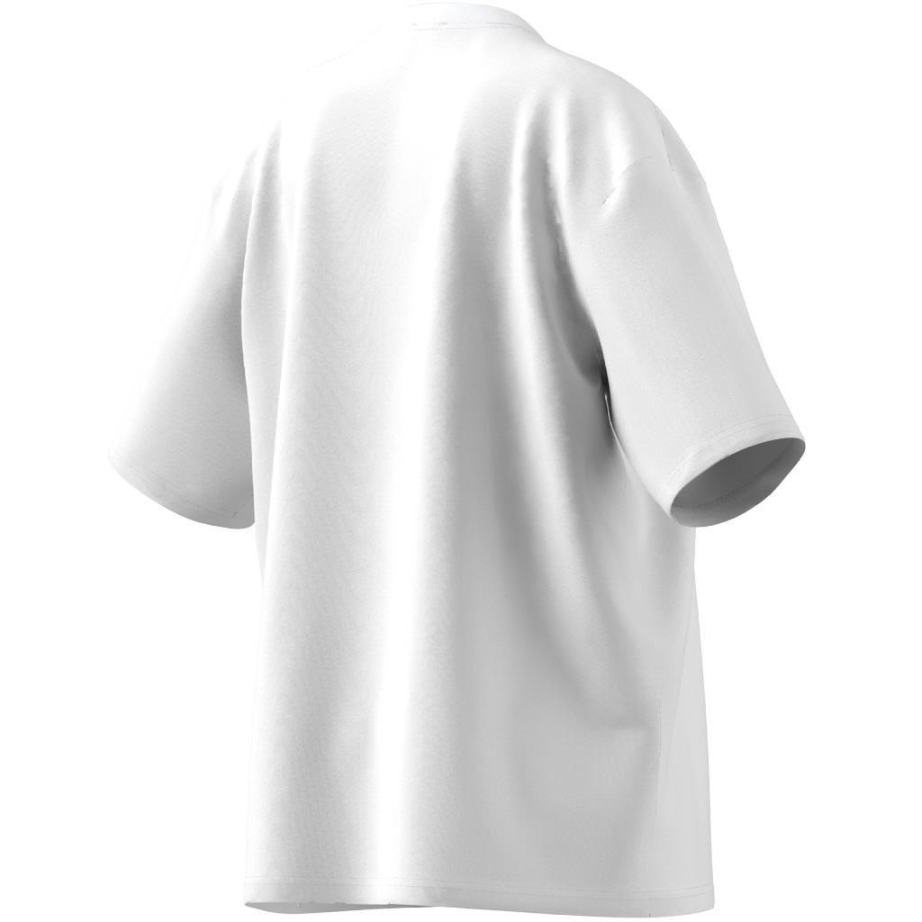 Essentials Big Logo Boyfriend T-Shirt, White, A901_ONE, large image number 6