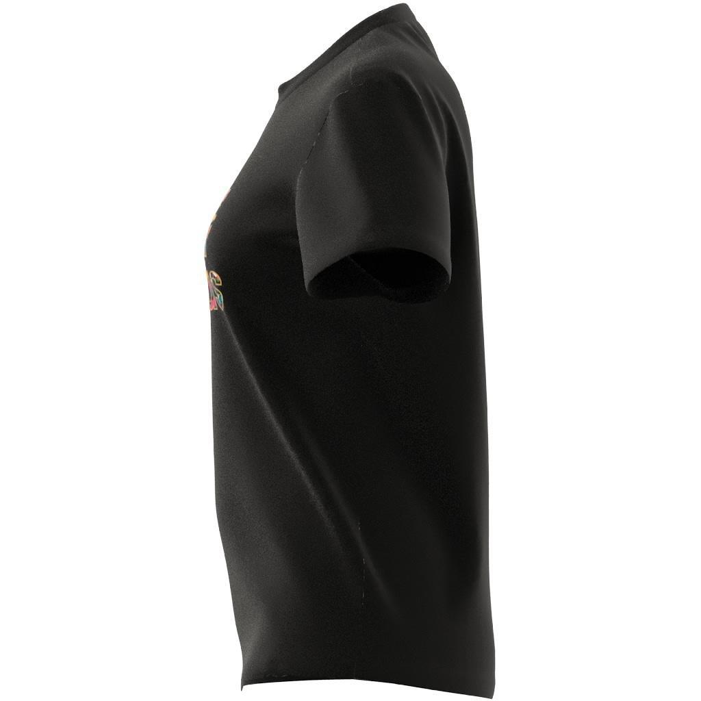 Floral Badge of Sport Graphic T-Shirt, Black, A901_ONE, large image number 12