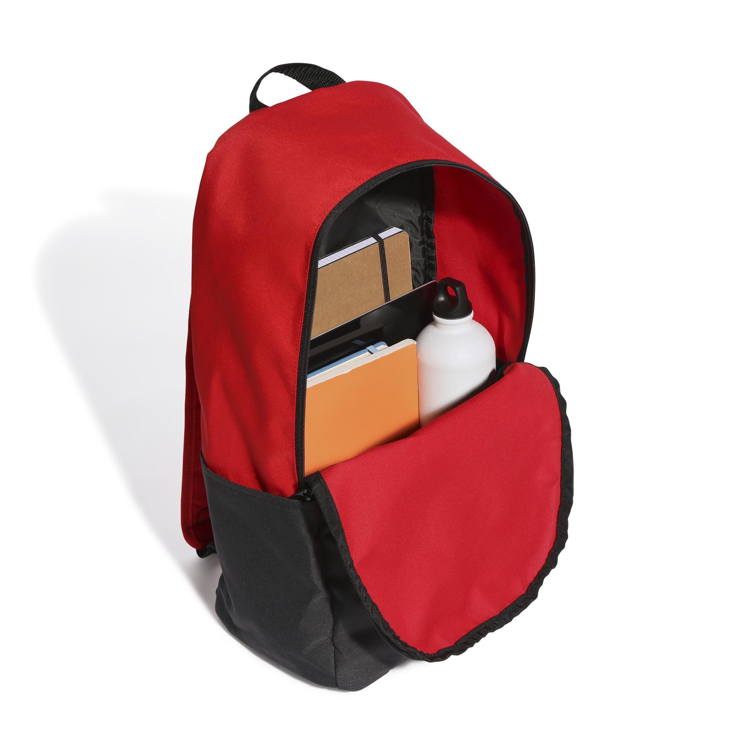 Unisex Classic Foundation Backpack, Red, A901_ONE, large image number 1