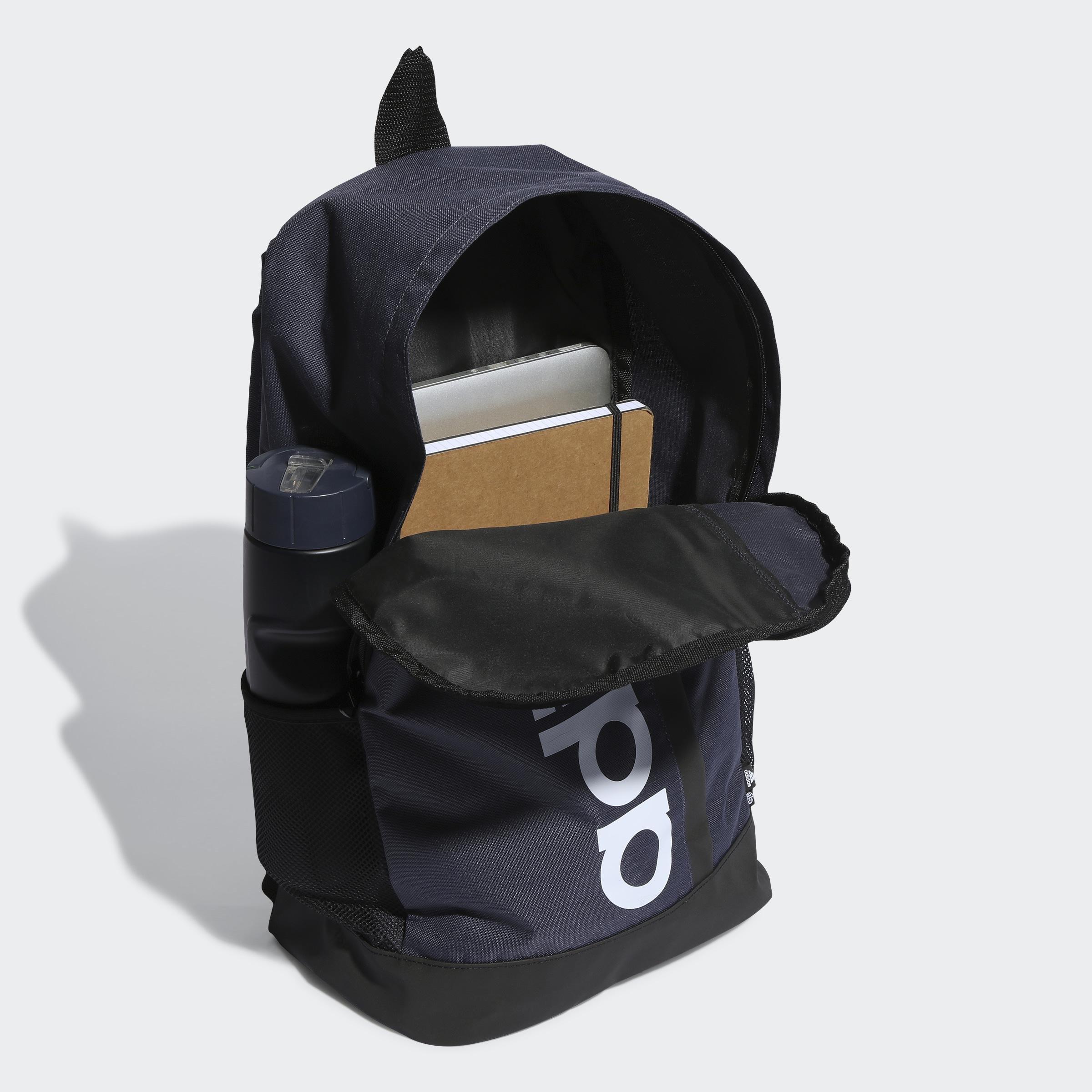 Unisex Essentials Linear Backpack, Blue, A901_ONE, large image number 2