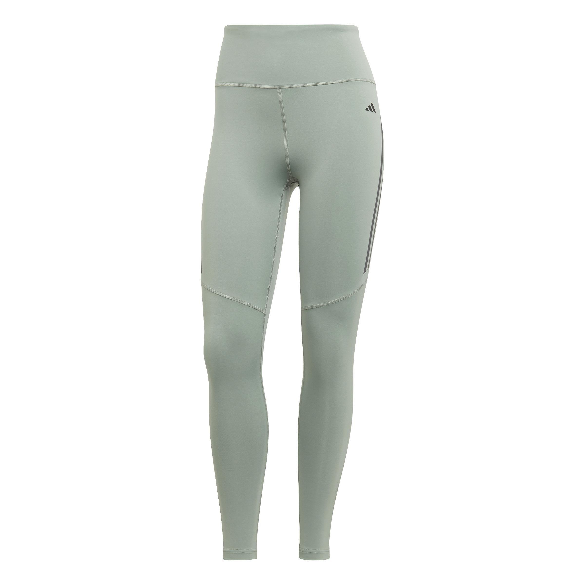 Dailyrun 3-Stripes 7/8 Leggings, Green, , large image number 0