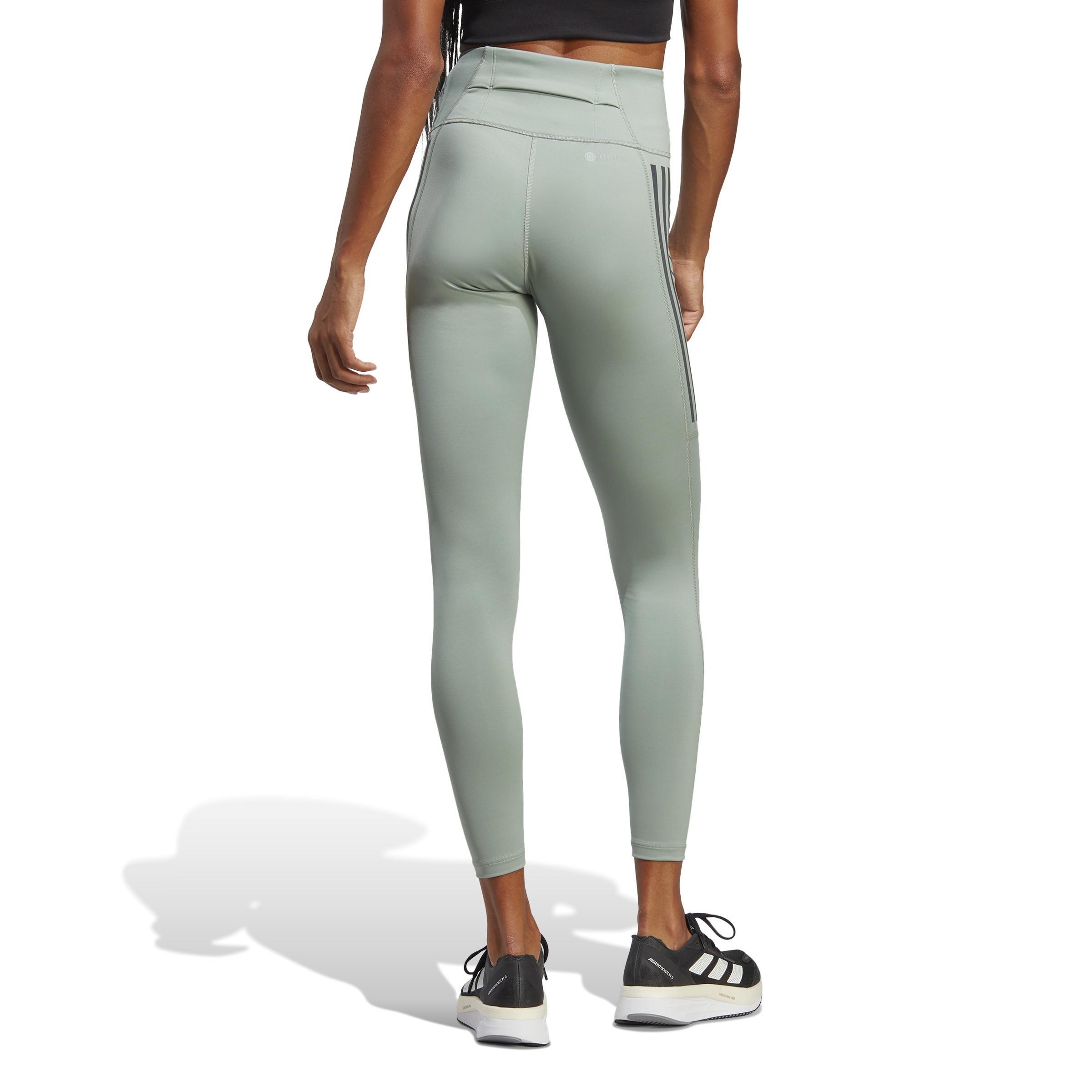 Dailyrun 3-Stripes 7/8 Leggings, Green, , large image number 2