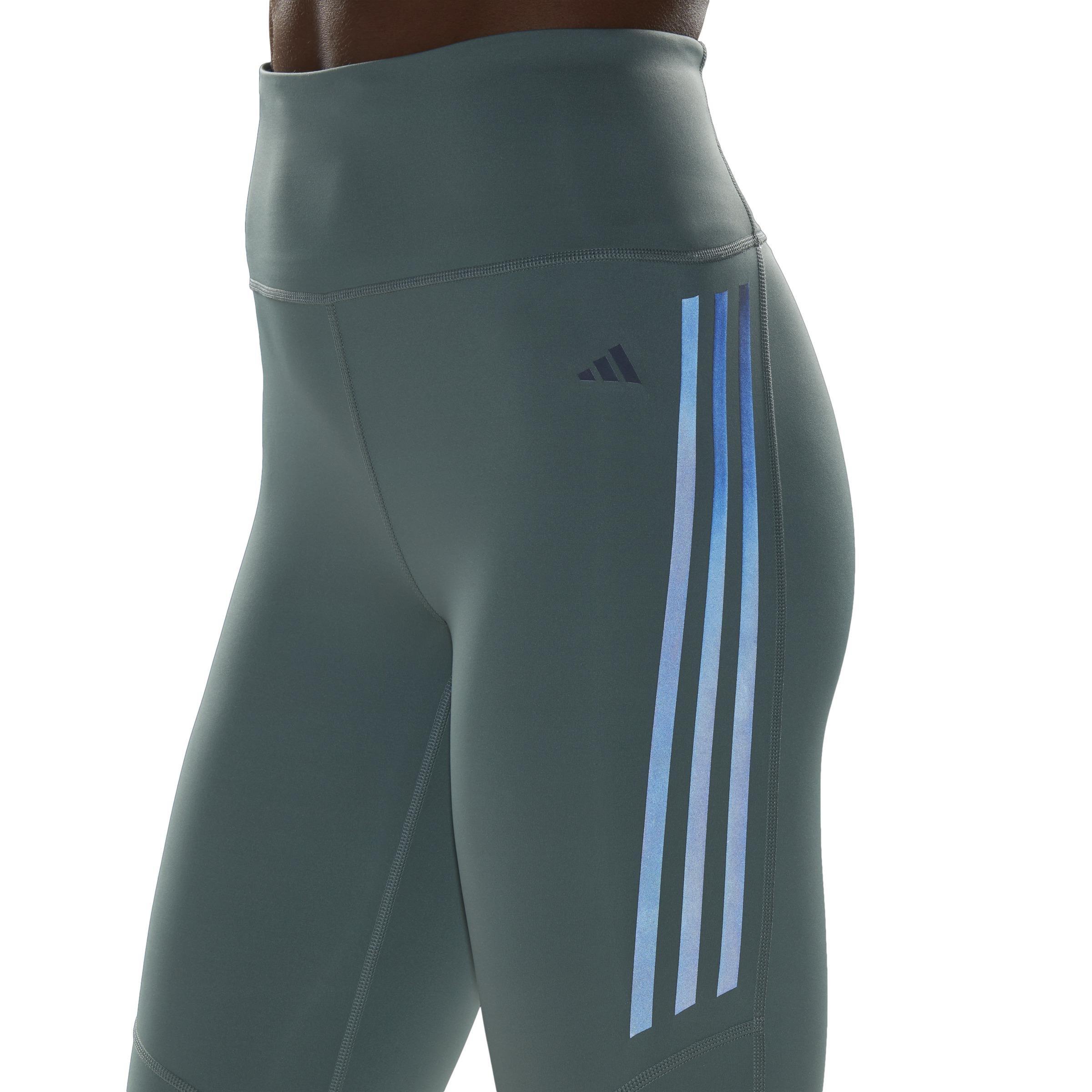 Dailyrun 3-Stripes 7/8 Leggings, Green, , large image number 3