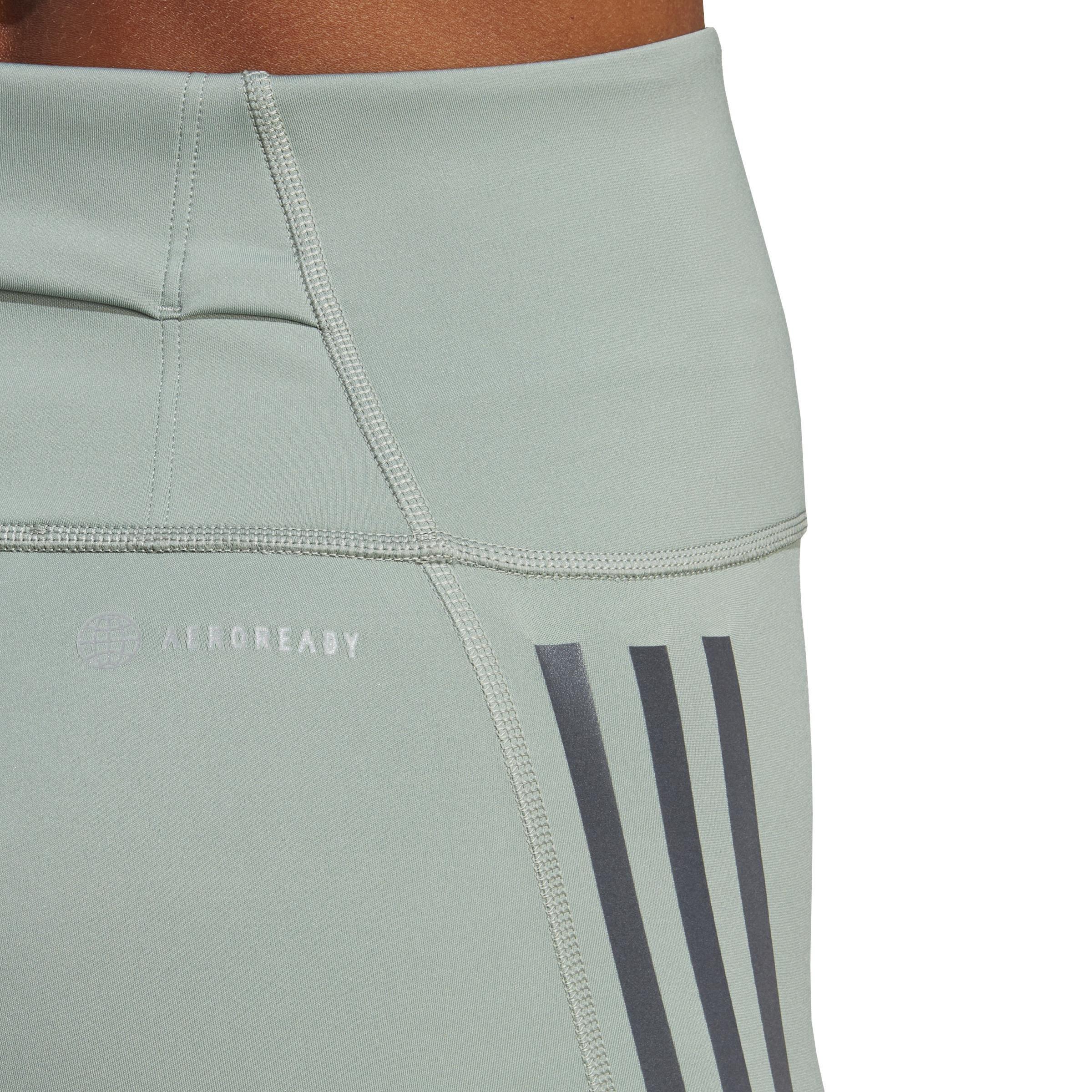 Dailyrun 3-Stripes 7/8 Leggings, Green, , large image number 4