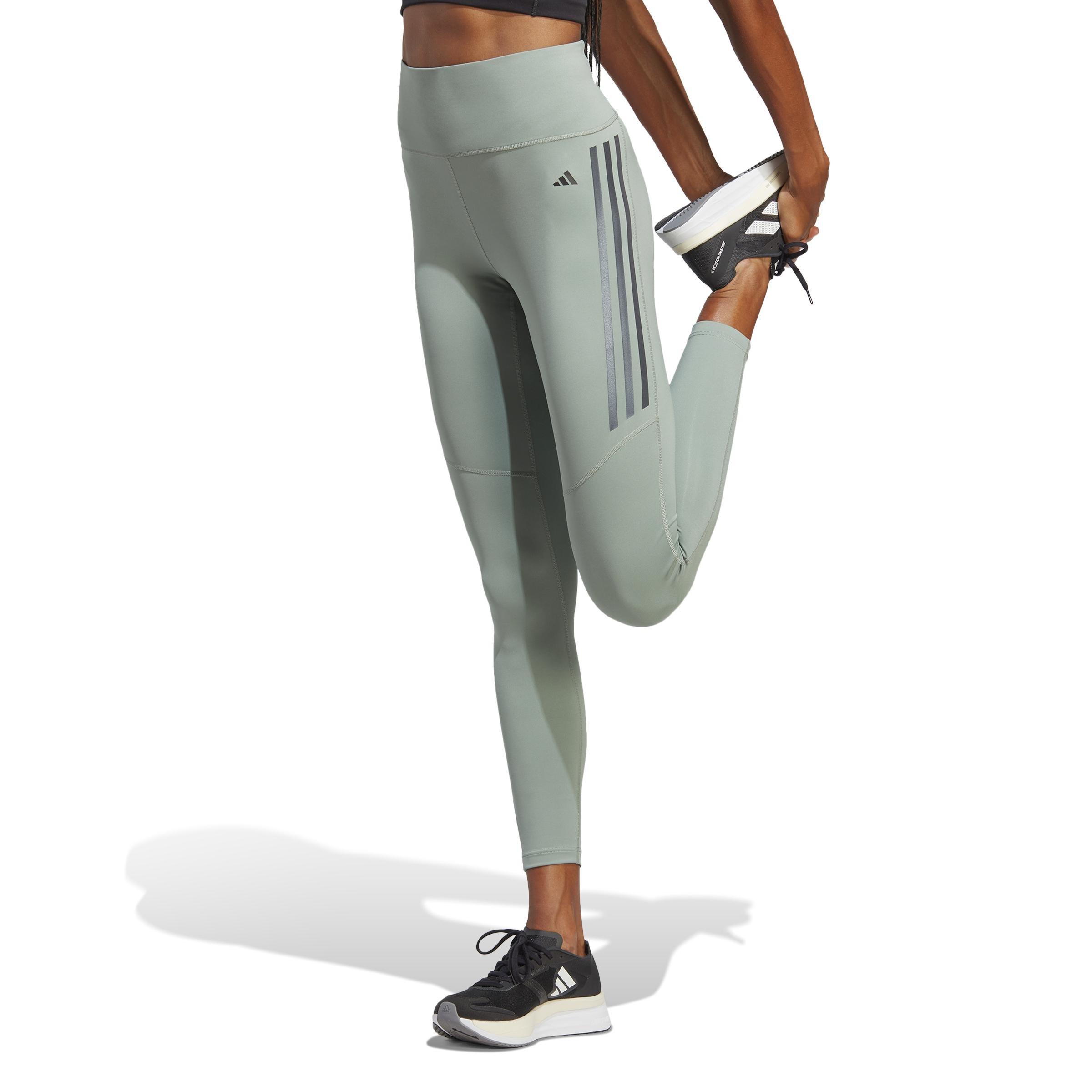 Dailyrun 3-Stripes 7/8 Leggings, Green, , large image number 6