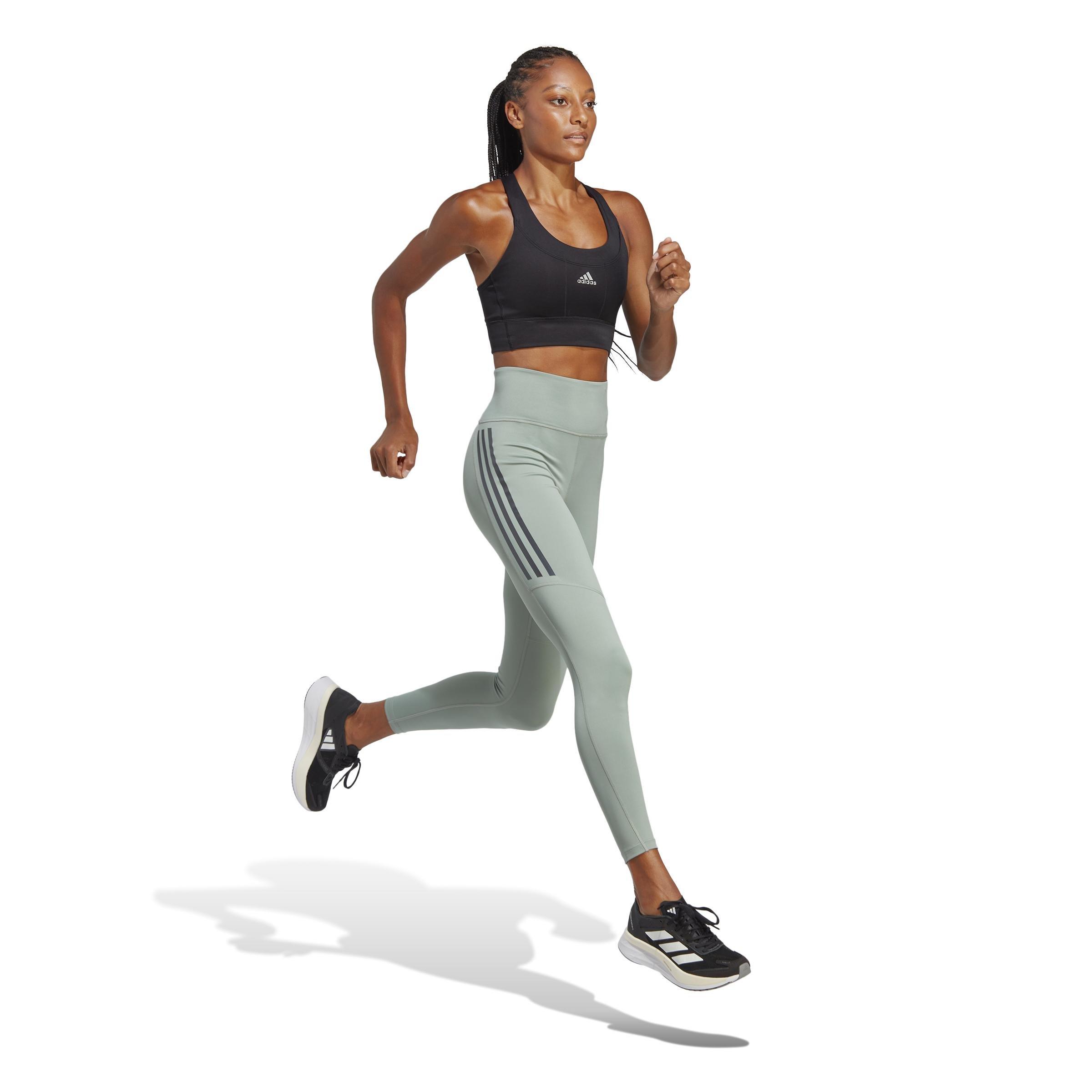 Dailyrun 3-Stripes 7/8 Leggings, Green, , large image number 7