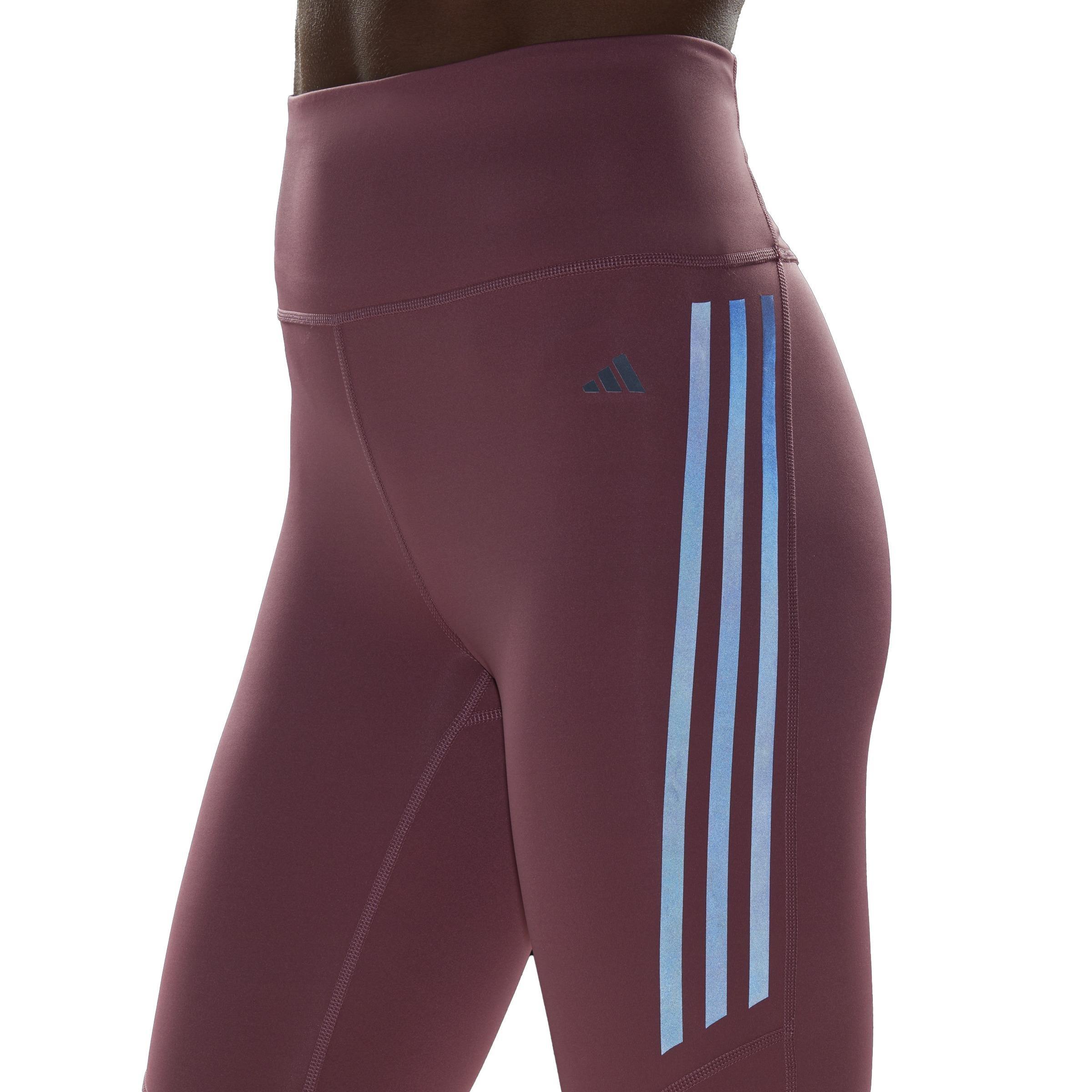 Dailyrun 3-Stripes 7/8 Leggings, Pink, A901_ONE, large image number 4