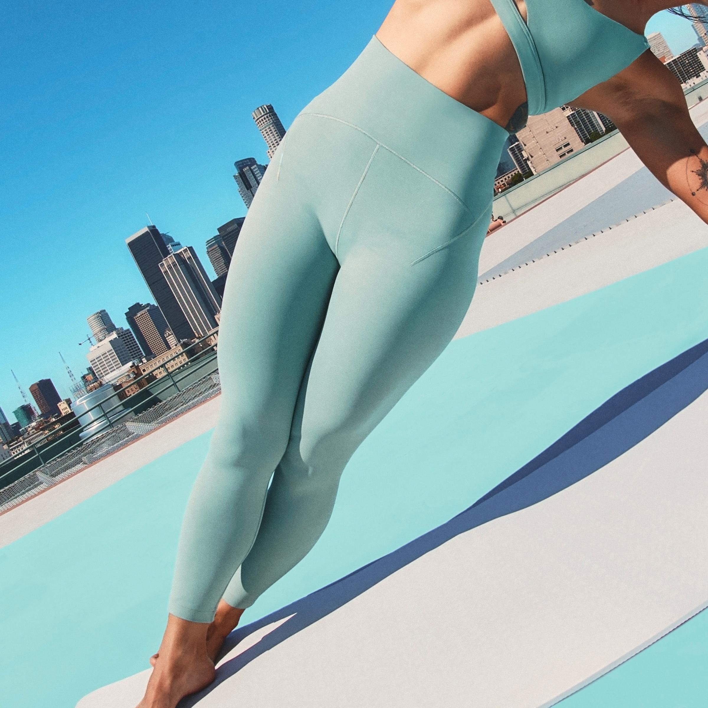 Yoga Studio Luxe 7/8 Leggings, Green, A901_ONE, large image number 12