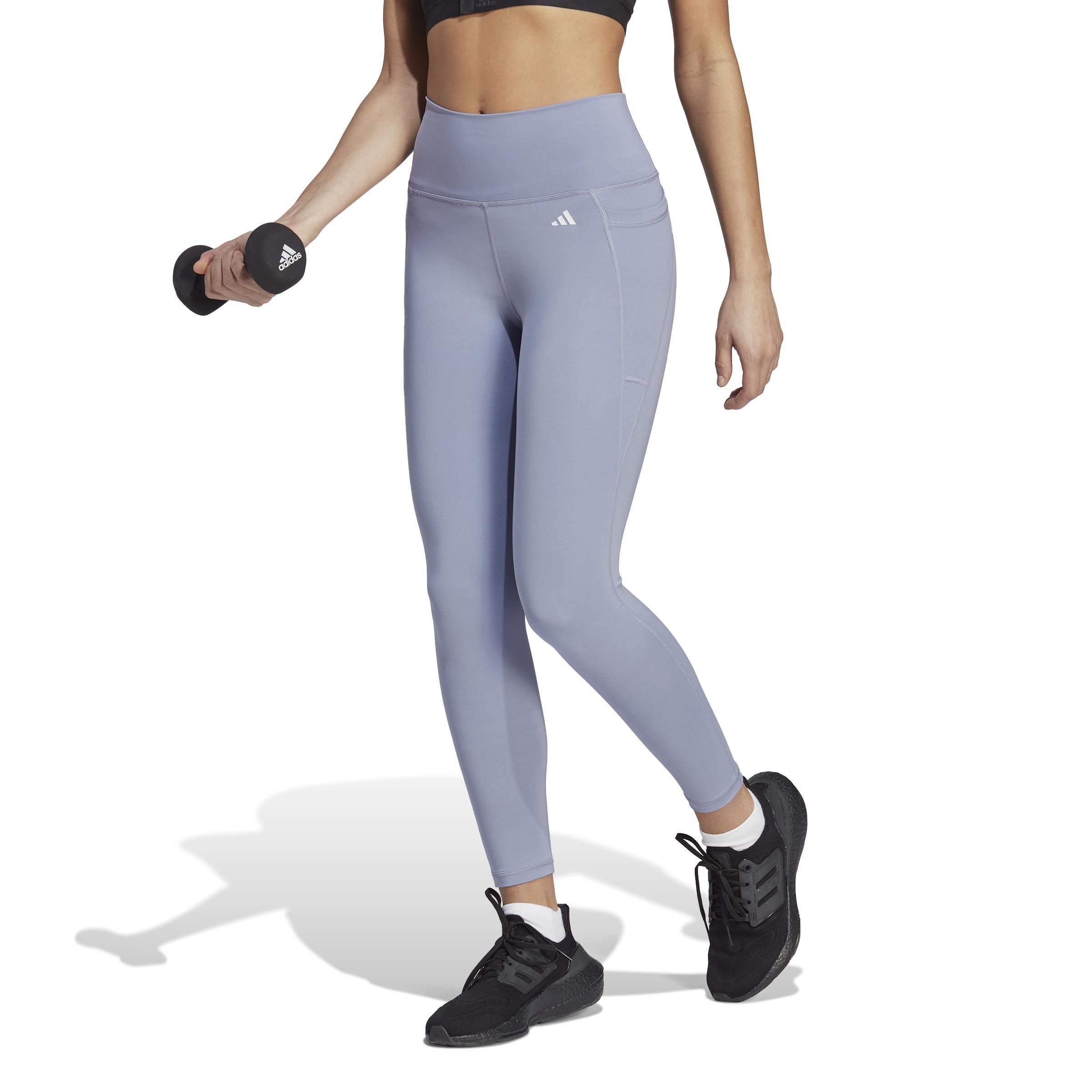 Optime High-Waisted 7/8 Leggings, Purple, , large image number 14