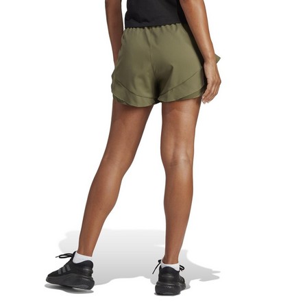 Women Made To Be Remade Running Shorts, Green, A901_ONE, large image number 2