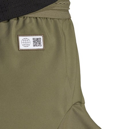 Women Made To Be Remade Running Shorts, Green, A901_ONE, large image number 3