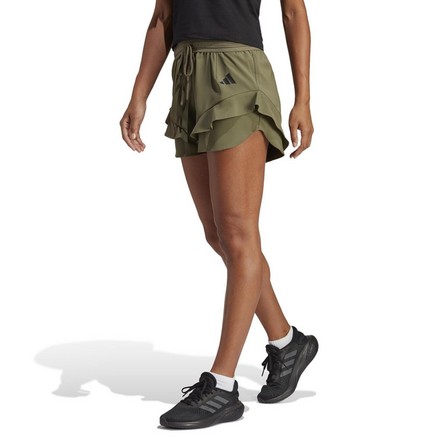 Women Made To Be Remade Running Shorts, Green, A901_ONE, large image number 13