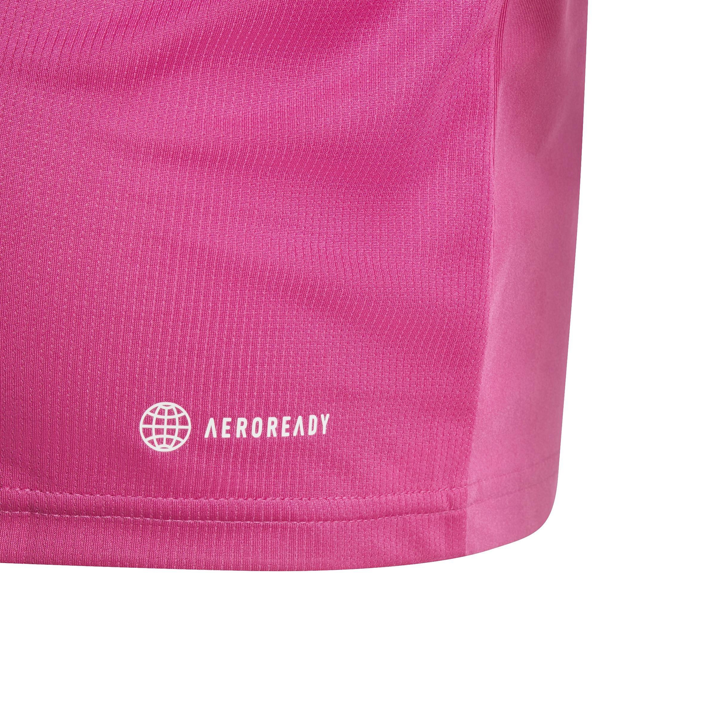 Kids Essentials AEROREADY Regular-Fit Logo T-Shirt, Pink, A901_ONE, large image number 3