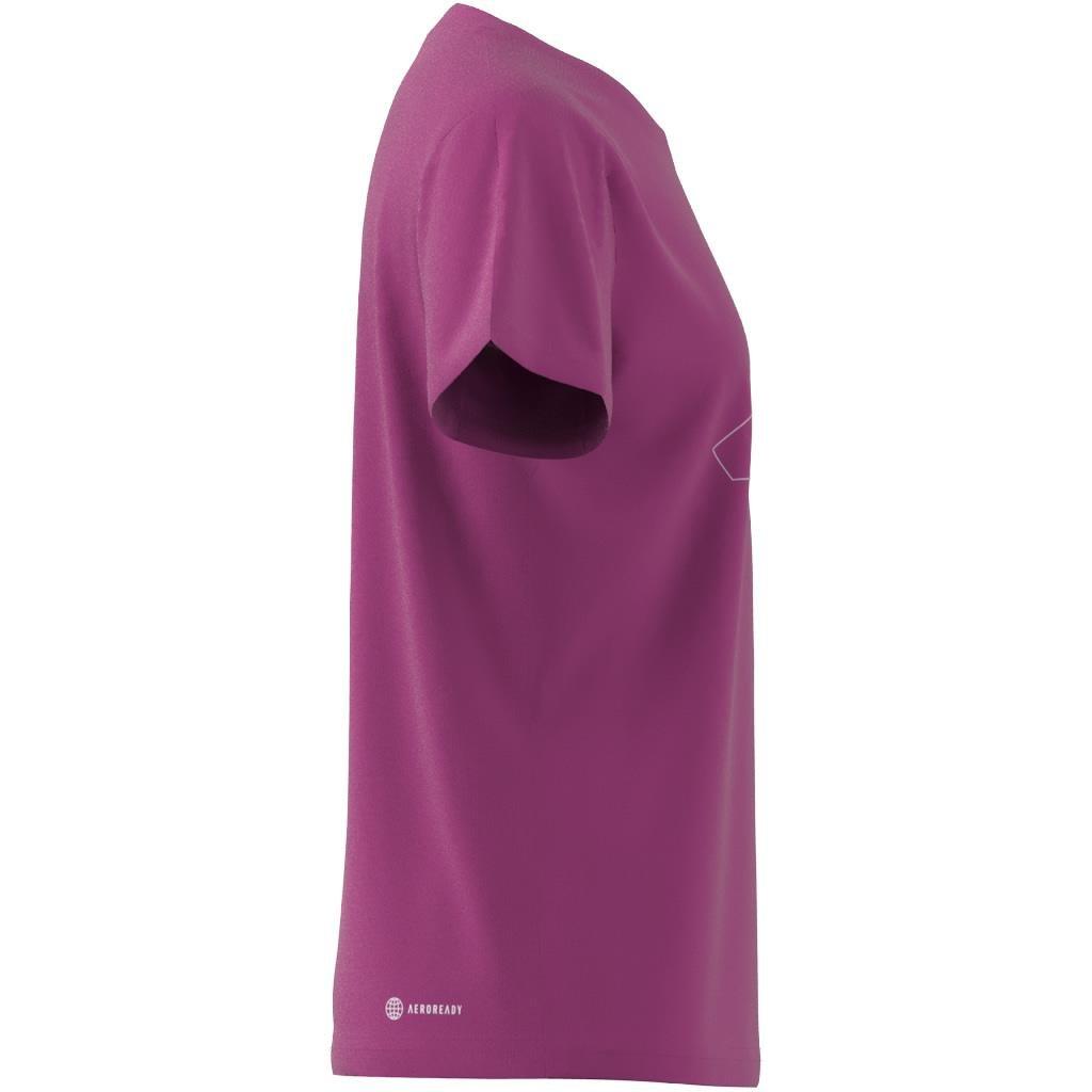 Kids Essentials AEROREADY Regular-Fit Logo T-Shirt, Pink, A901_ONE, large image number 8