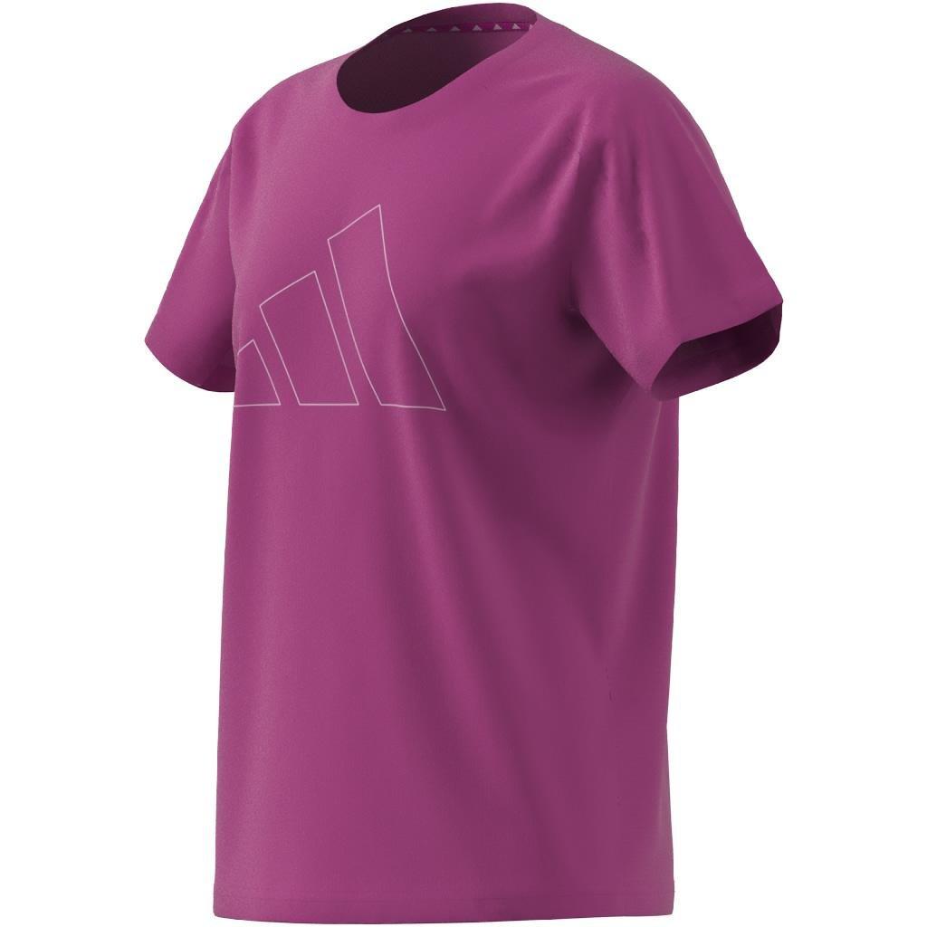 Kids Essentials AEROREADY Regular-Fit Logo T-Shirt, Pink, A901_ONE, large image number 9