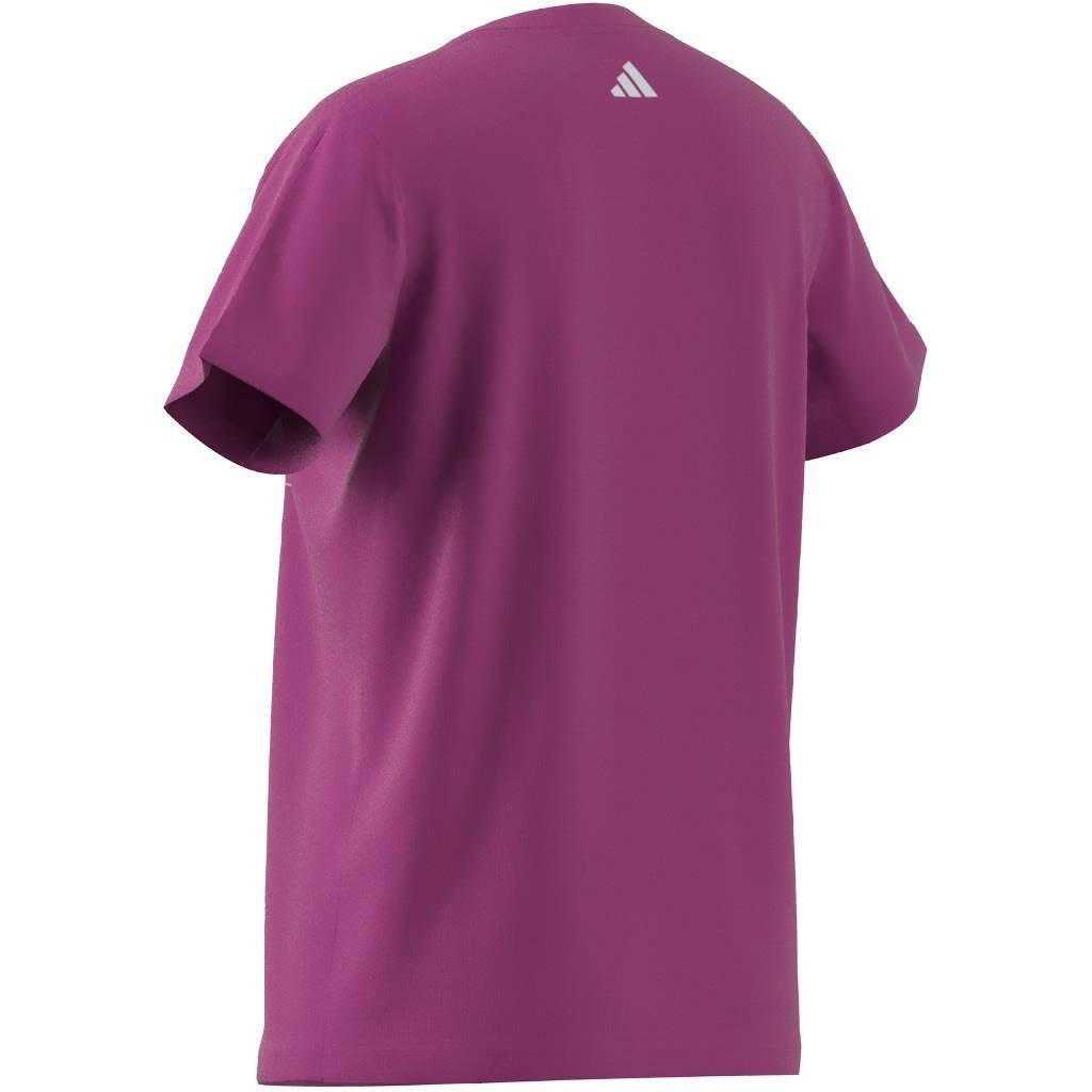 Kids Essentials AEROREADY Regular-Fit Logo T-Shirt, Pink, A901_ONE, large image number 10