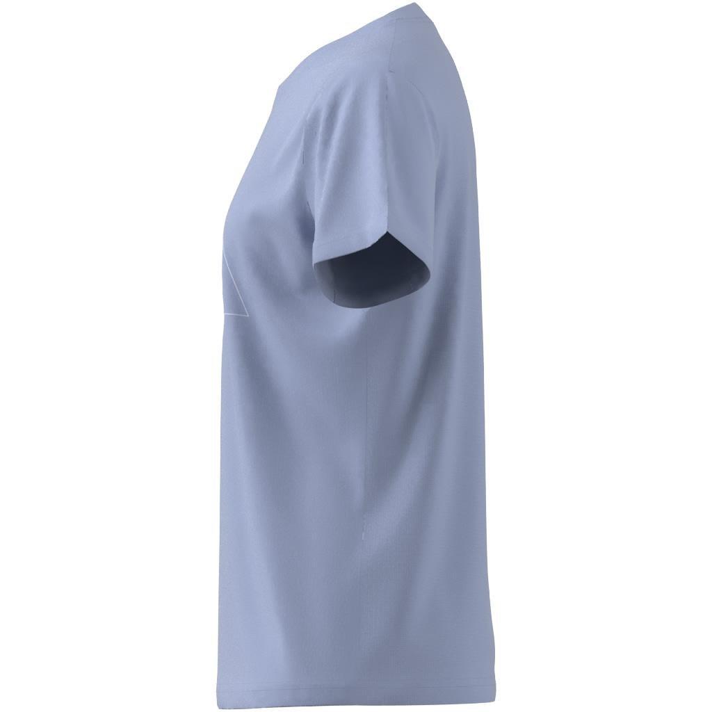 Kids Essentials AEROREADY Regular-Fit Logo T-Shirt, Blue, A901_ONE, large image number 6