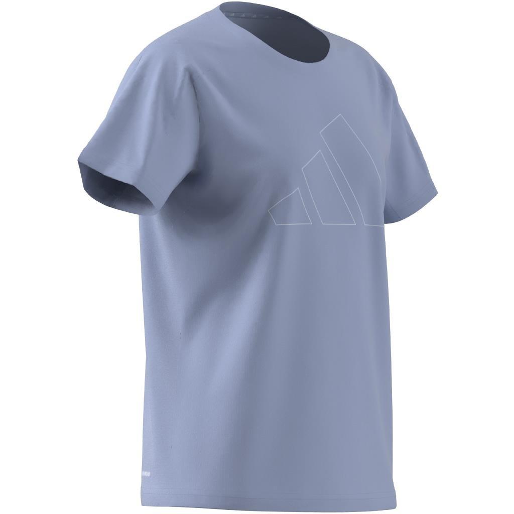 Kids Essentials AEROREADY Regular-Fit Logo T-Shirt, Blue, A901_ONE, large image number 11