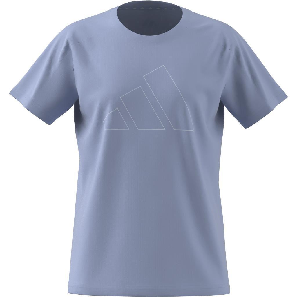 Kids Essentials AEROREADY Regular-Fit Logo T-Shirt, Blue, A901_ONE, large image number 12