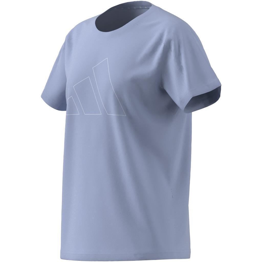 Kids Essentials AEROREADY Regular-Fit Logo T-Shirt, Blue, A901_ONE, large image number 13