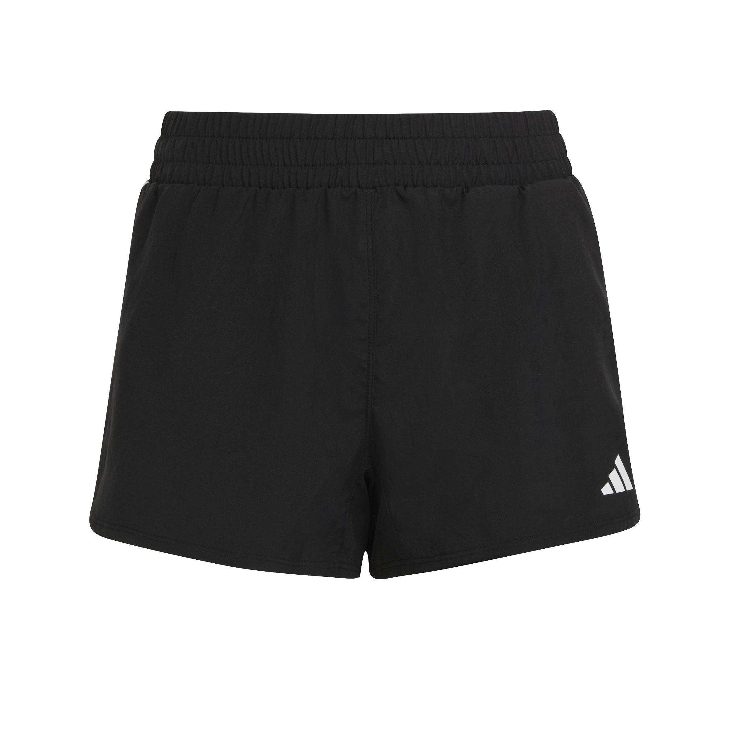 Kids Essentials Aeroready 3-Stripes Shorts, Black, A901_ONE, large image number 0