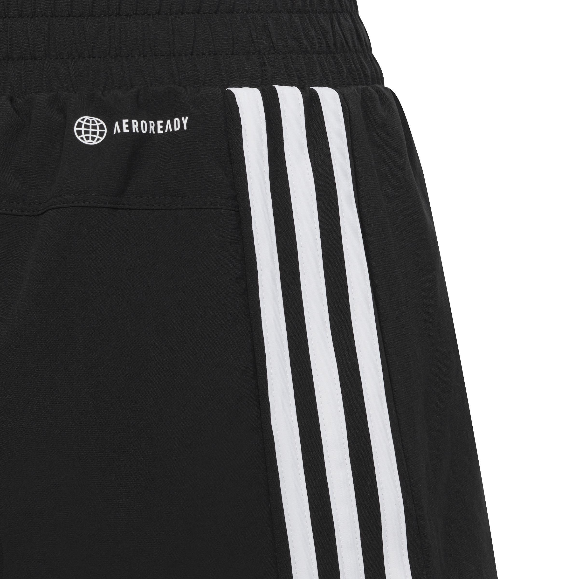 Kids Essentials Aeroready 3-Stripes Shorts, Black, A901_ONE, large image number 4