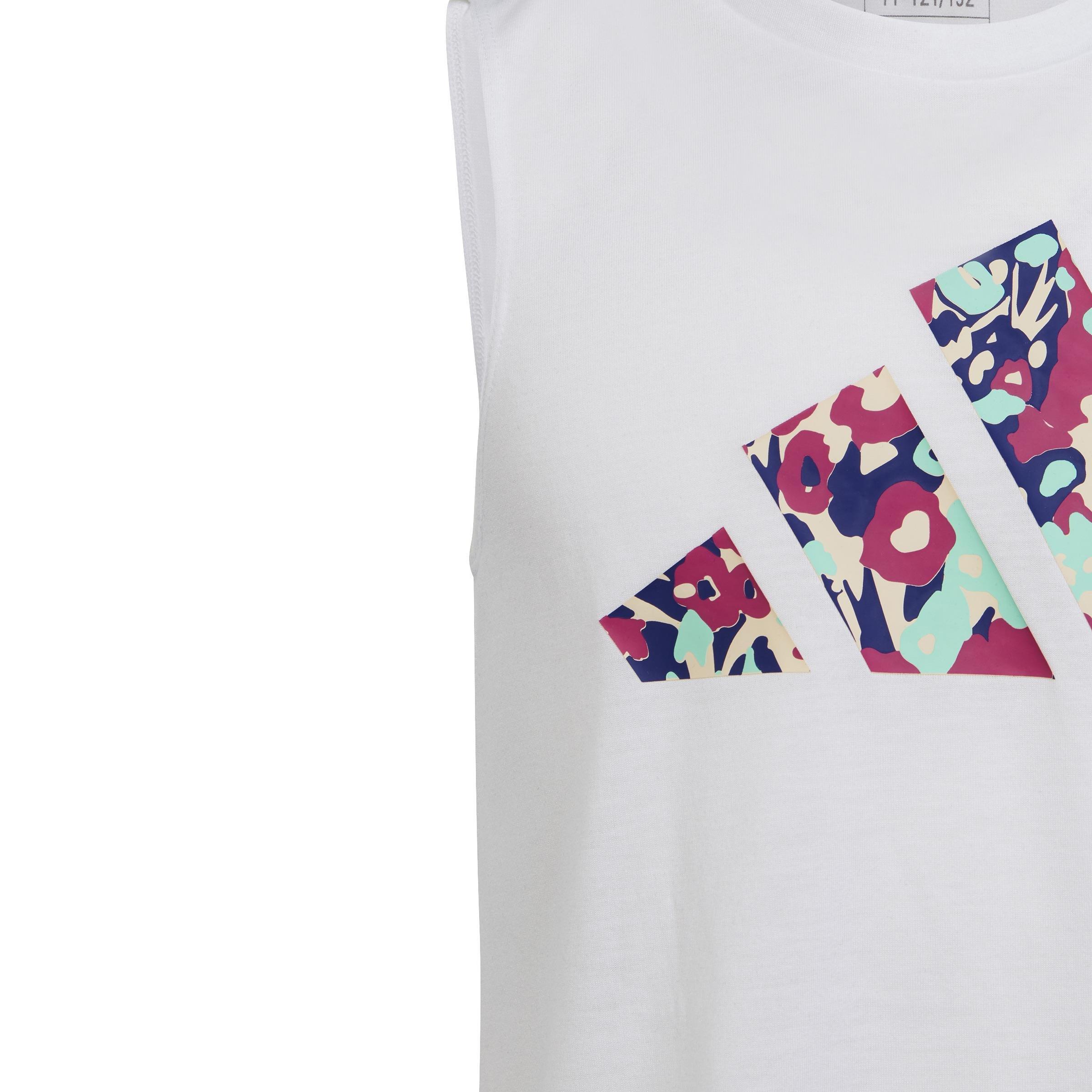 Kids Train Essentials Aeroready Regular-Fit Tank Top, White, A901_ONE, large image number 3