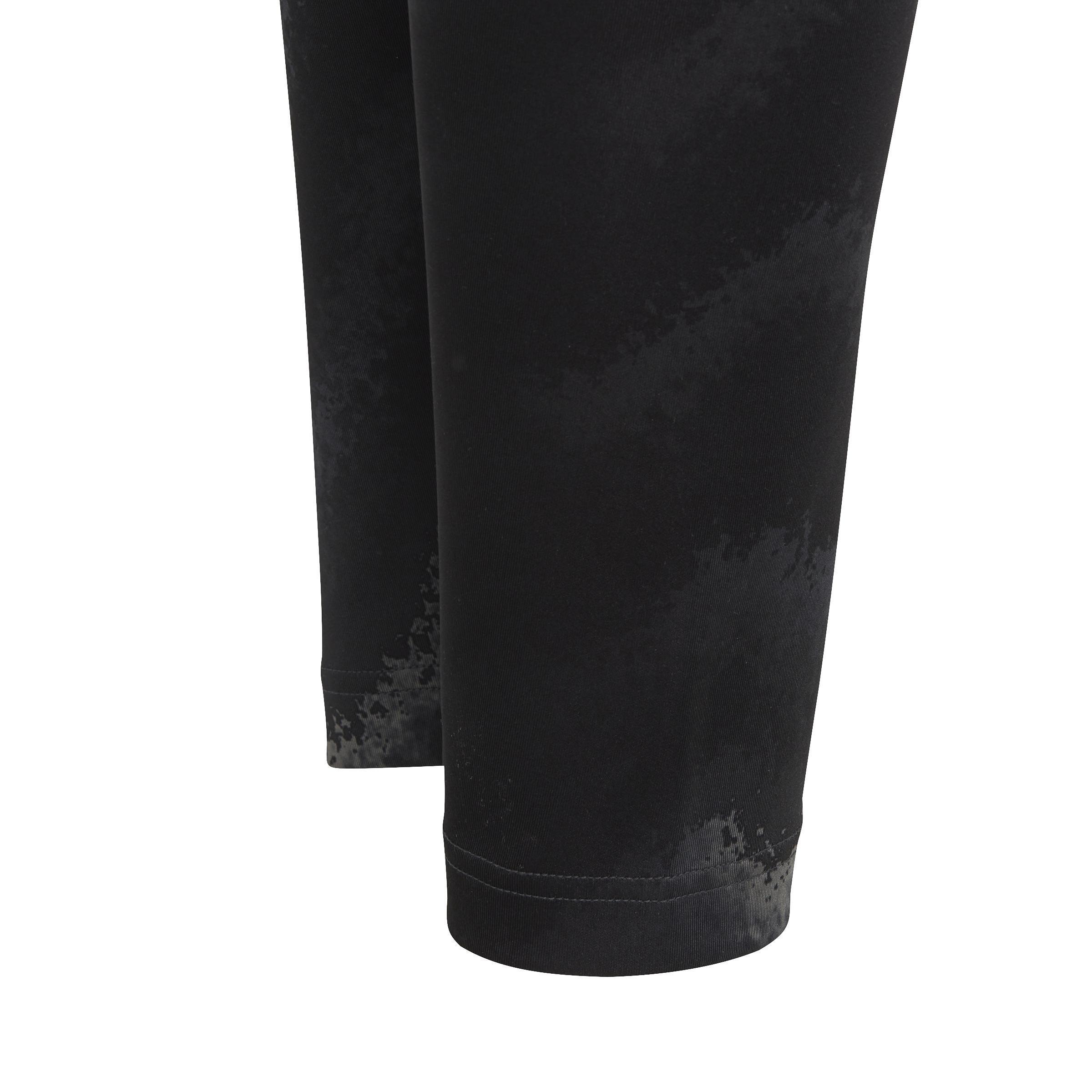 Kids Dance Aeroready High-Waisted Printed Leggings, Grey, A901_ONE, large image number 4