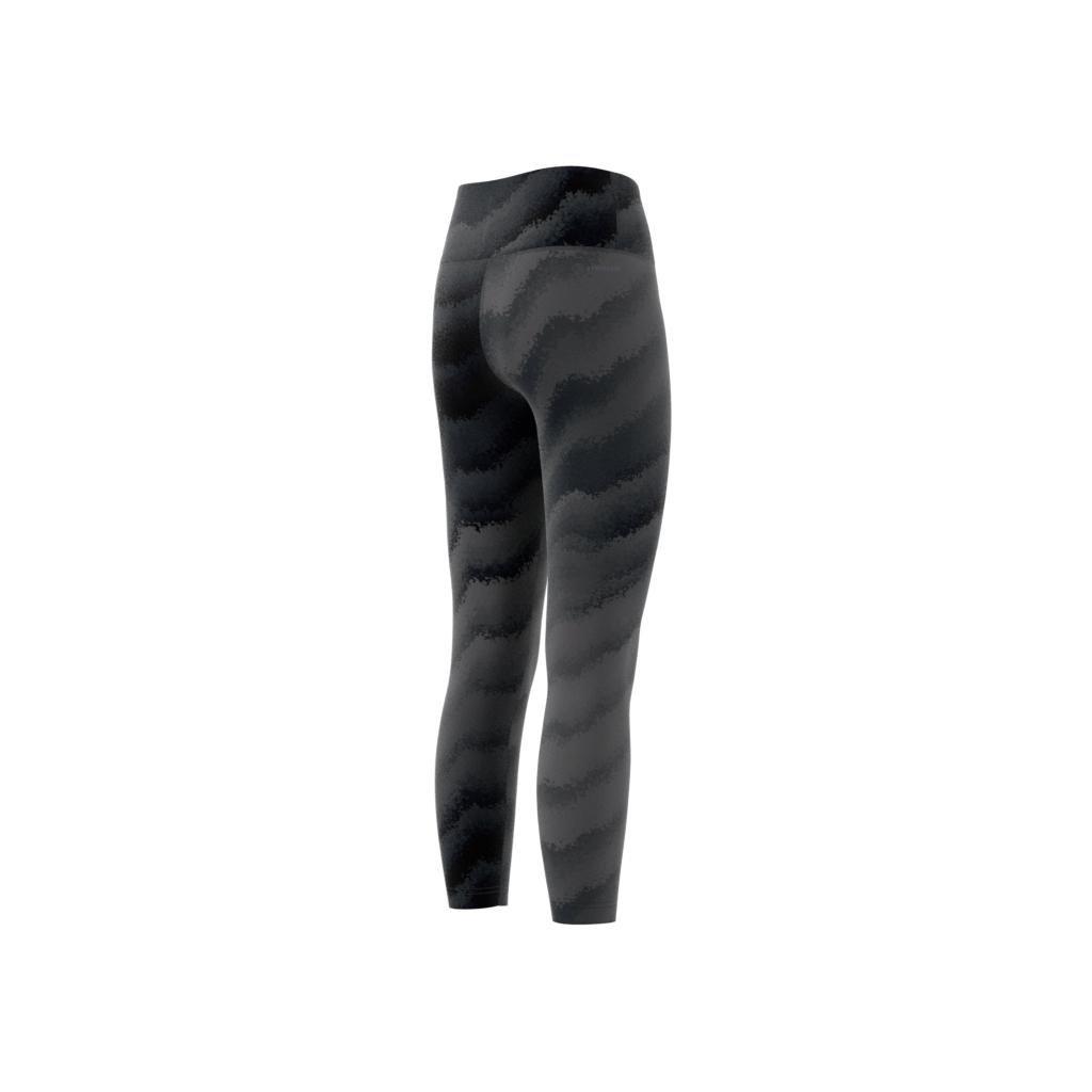 Kids Dance Aeroready High-Waisted Printed Leggings, Grey, , large image number 12