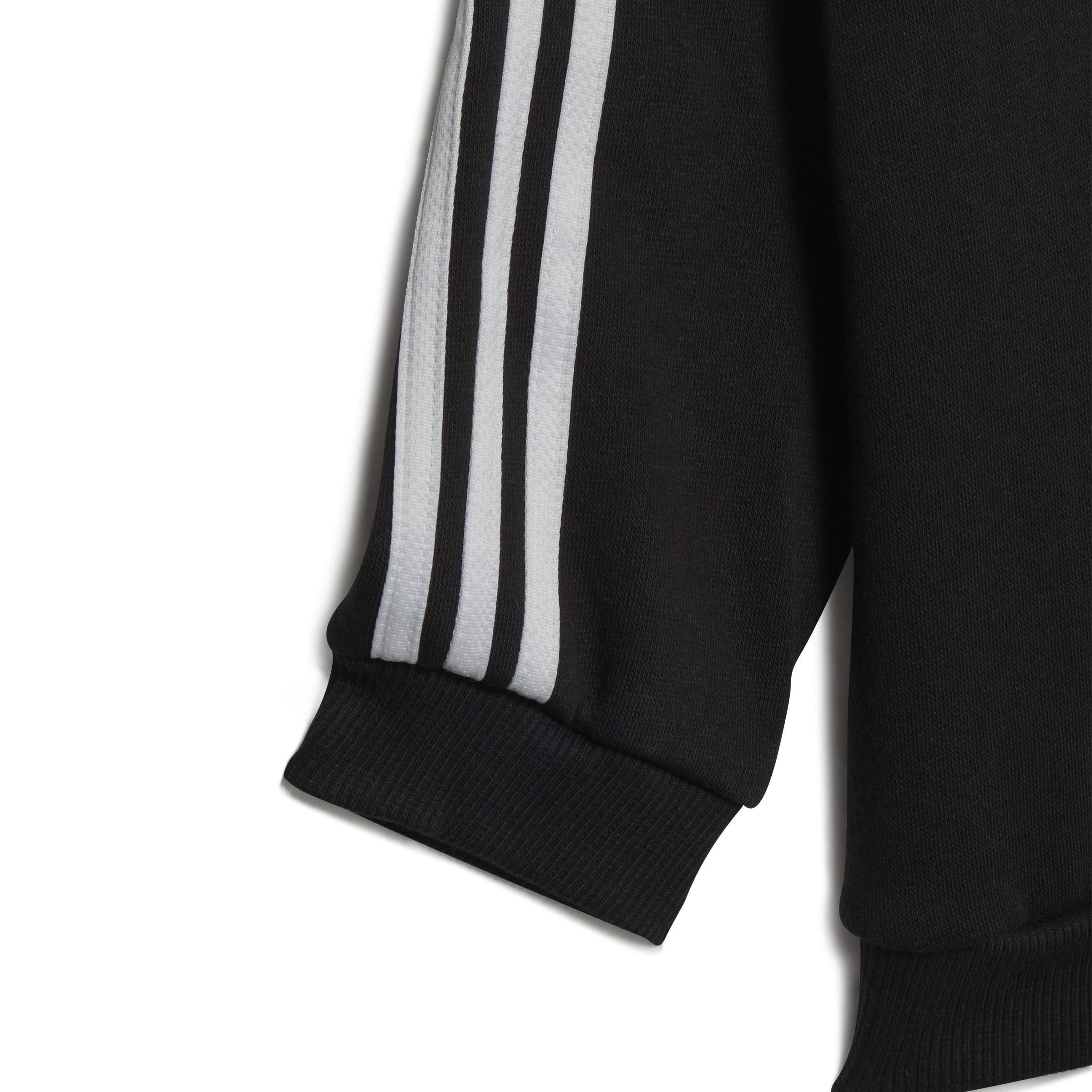 Kids Unisex Essentials Full-Zip Hooded Jogger Set, Black, A901_ONE, large image number 4