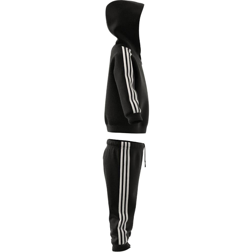 Kids Unisex Essentials Full-Zip Hooded Jogger Set, Black, A901_ONE, large image number 7