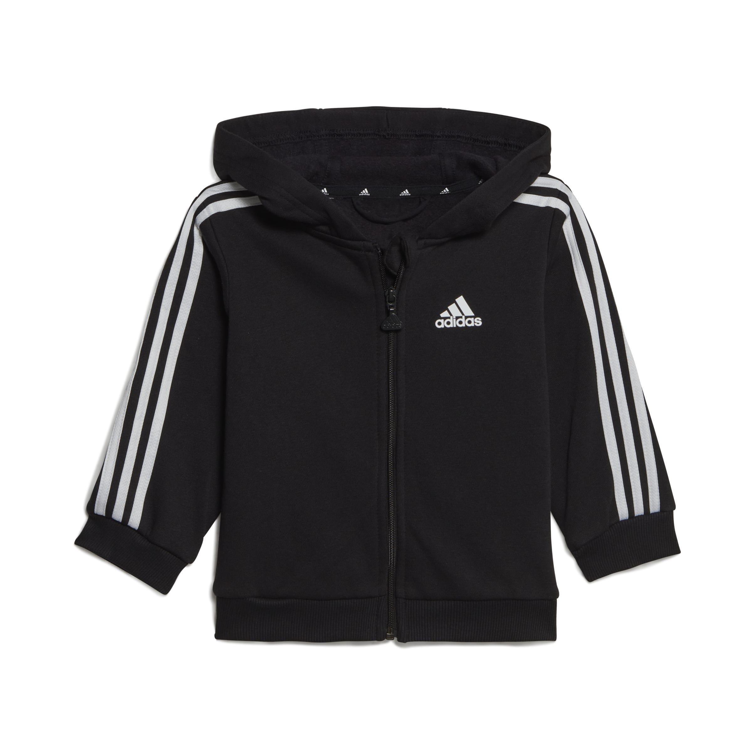 Kids Unisex Essentials Full-Zip Hooded Jogger Set, Black, A901_ONE, large image number 8
