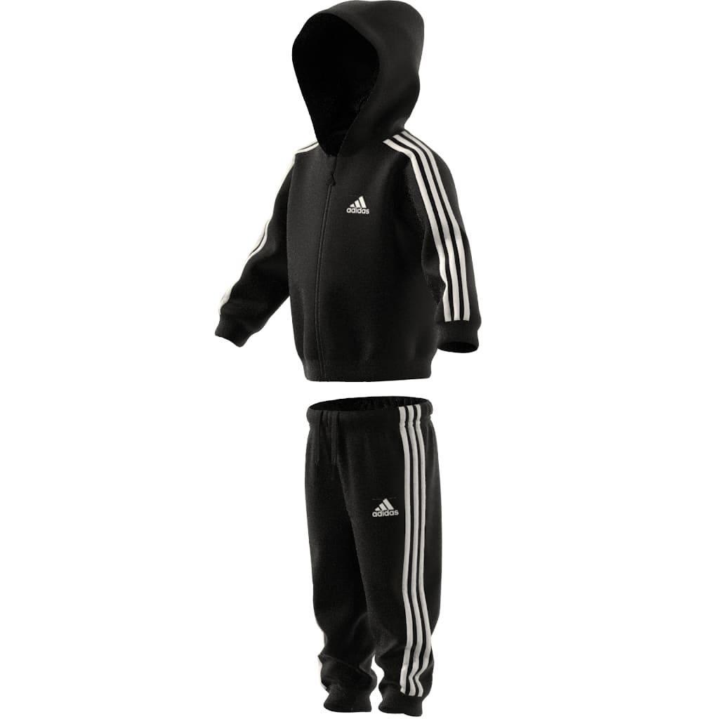 Kids Unisex Essentials Full-Zip Hooded Jogger Set, Black, A901_ONE, large image number 11
