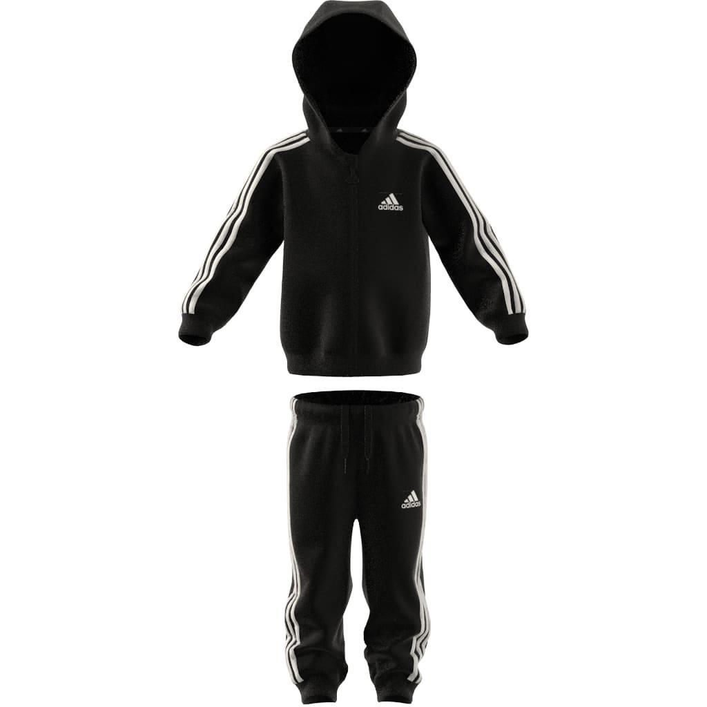 Kids Unisex Essentials Full-Zip Hooded Jogger Set, Black, A901_ONE, large image number 13