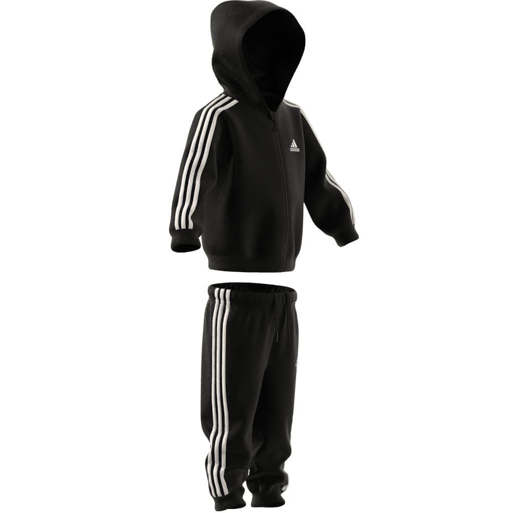 Kids Unisex Essentials Full-Zip Hooded Jogger Set, Black, A901_ONE, large image number 14