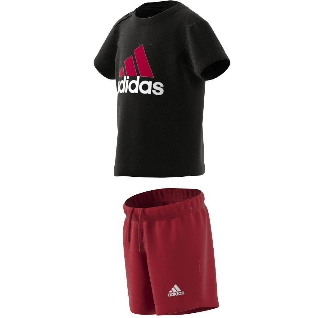 Unisex Kids Essentials Organic Cotton Tee and Shorts Set, Black, A901_ONE, large image number 7