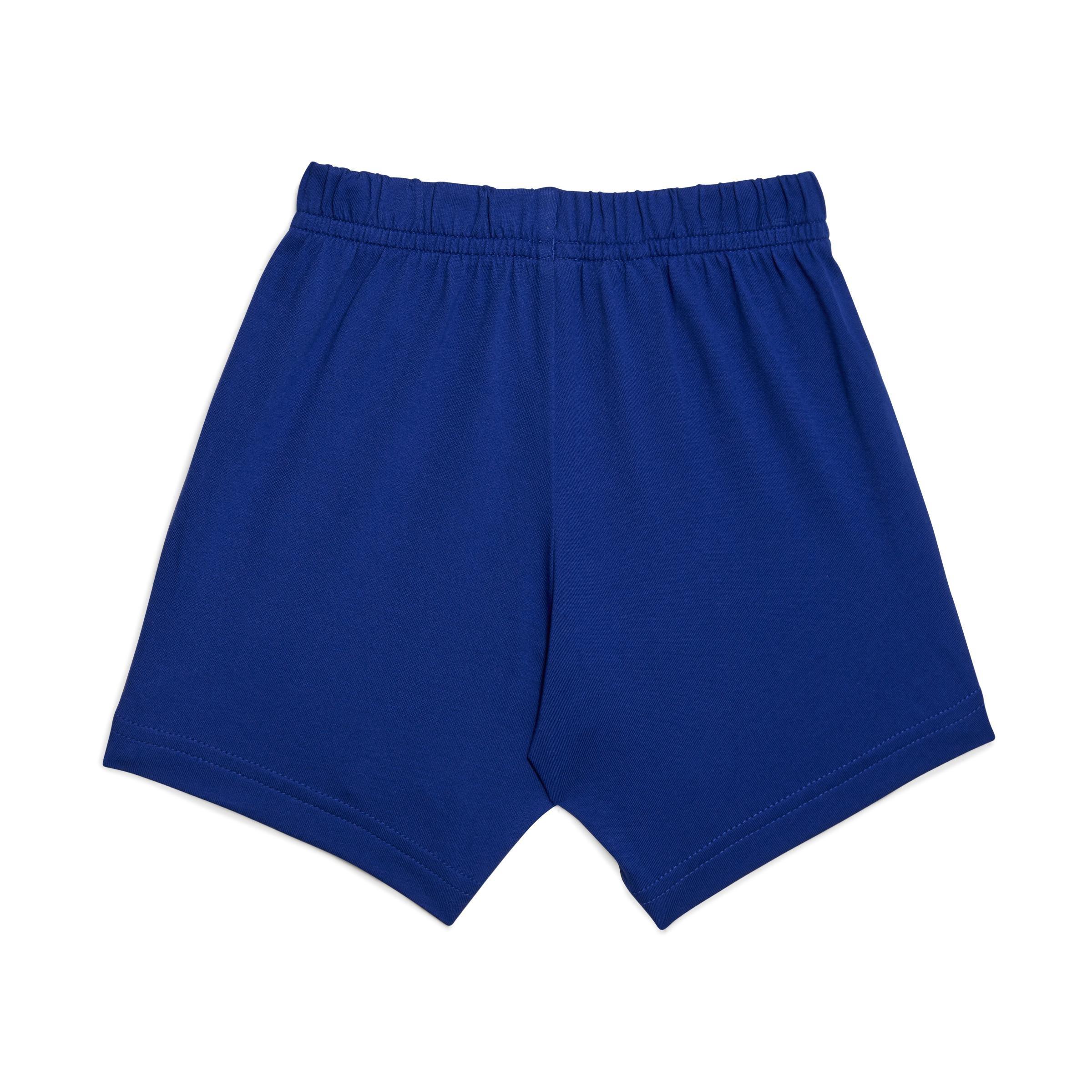 Unisex Kids Organic Cotton Tee And Shorts Set, Grey, A901_ONE, large image number 2