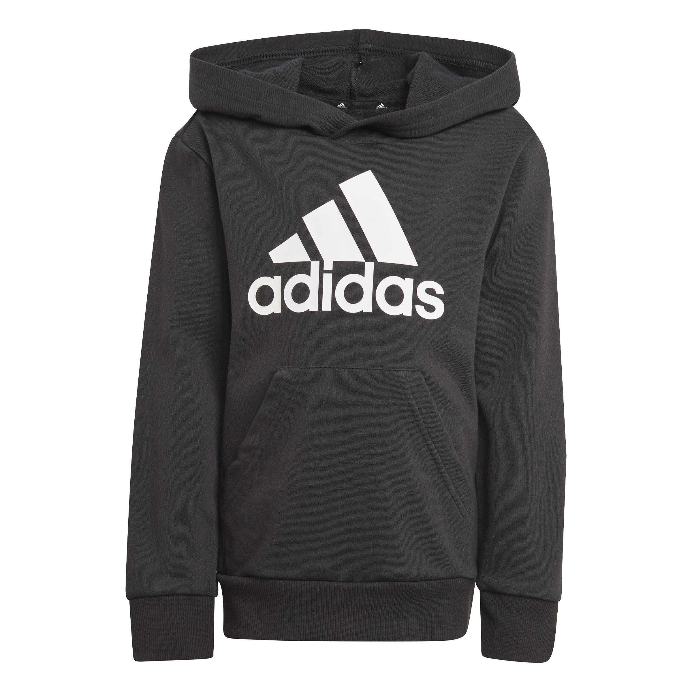 Unisex Kids Essentials Logo Hoodie, Black, , large image number 1