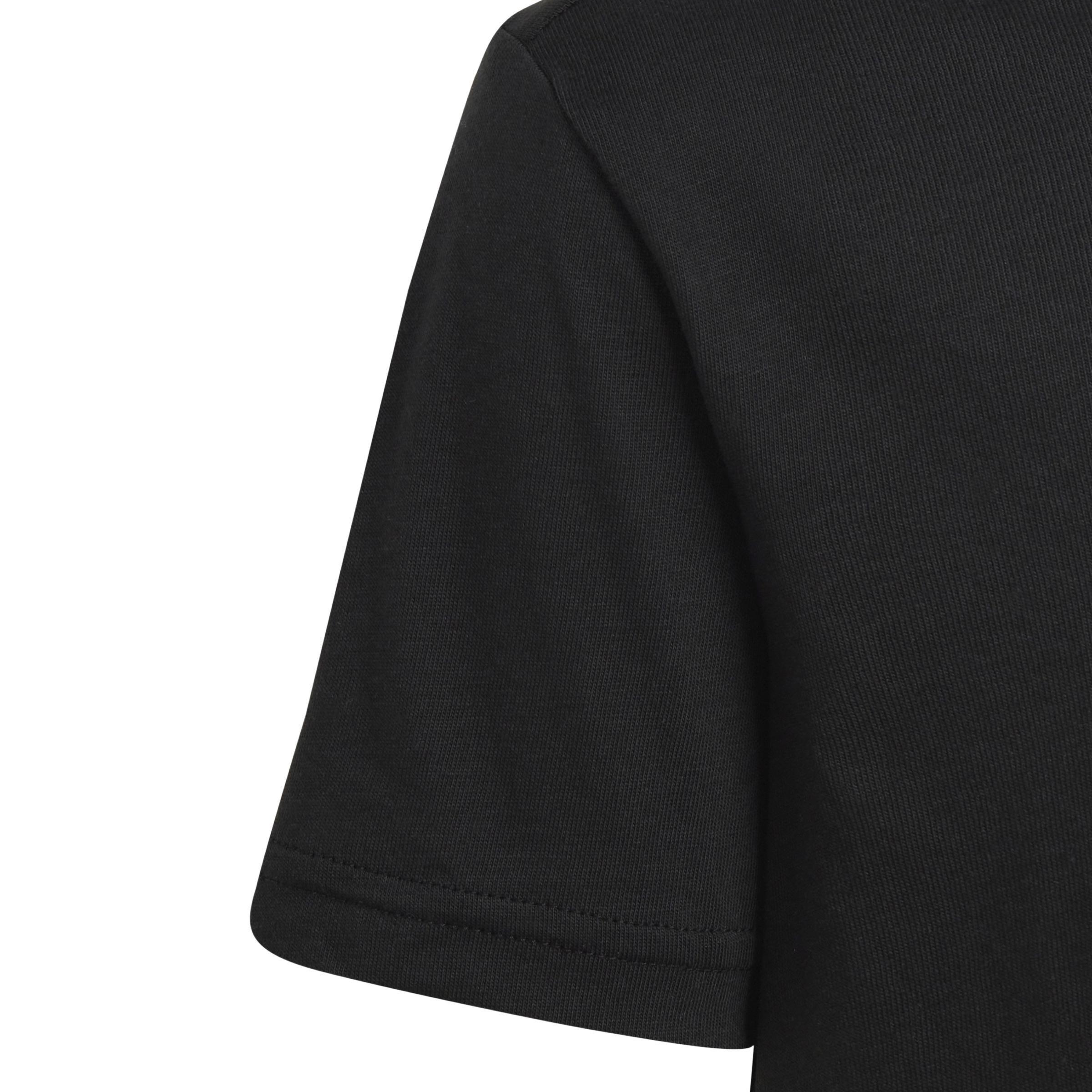 Unisex Kids Essentials Logo T-Shirt, Black, A901_ONE, large image number 4