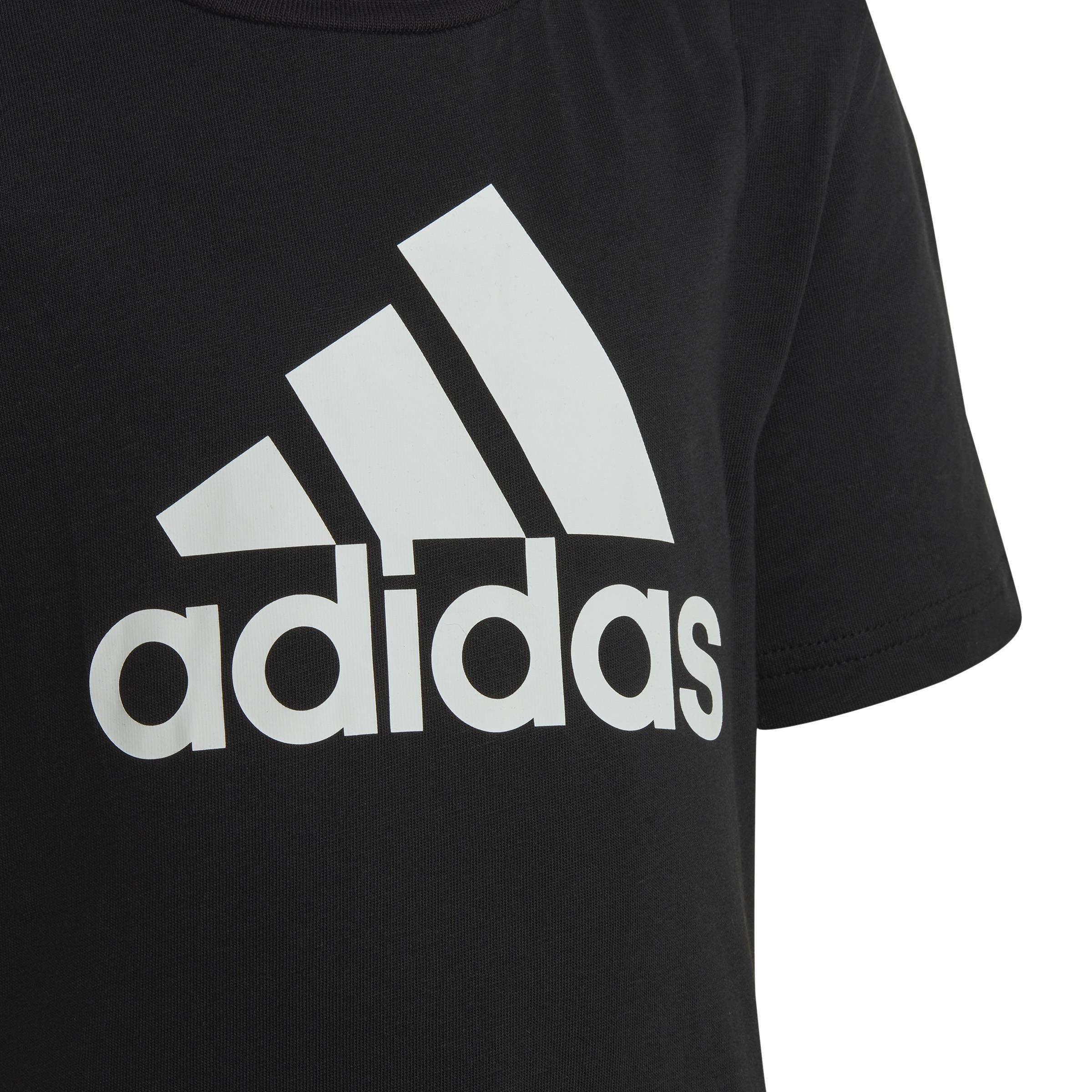 Unisex Kids Essentials Logo T-Shirt, Black, A901_ONE, large image number 6
